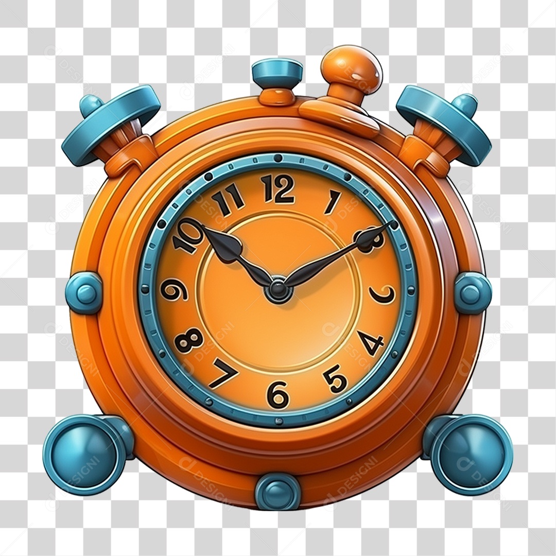 Relógio Alarme Horas PNG Transparente