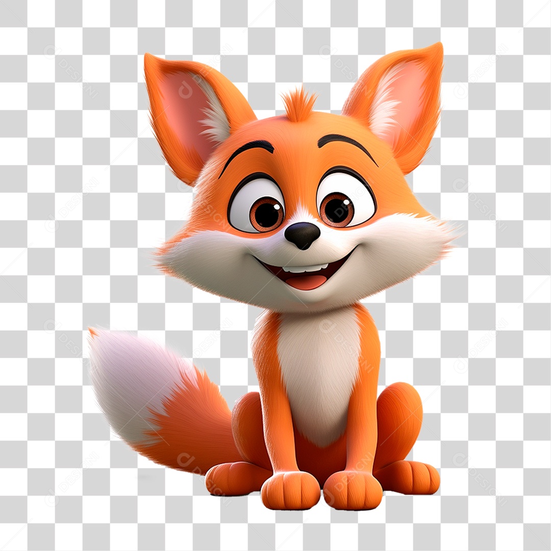 Transparent PNG Fox Mascot