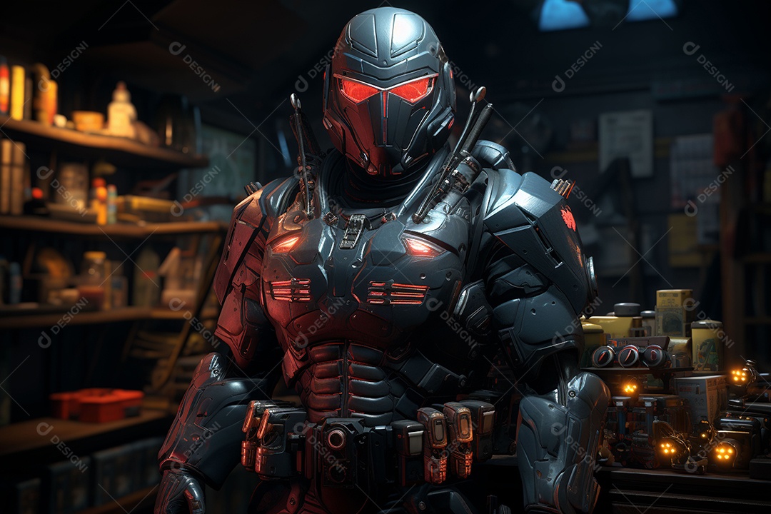 Visão frontal do rosto de um golpista