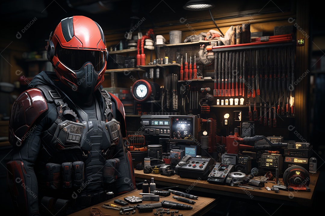 Visão frontal do rosto de um golpista