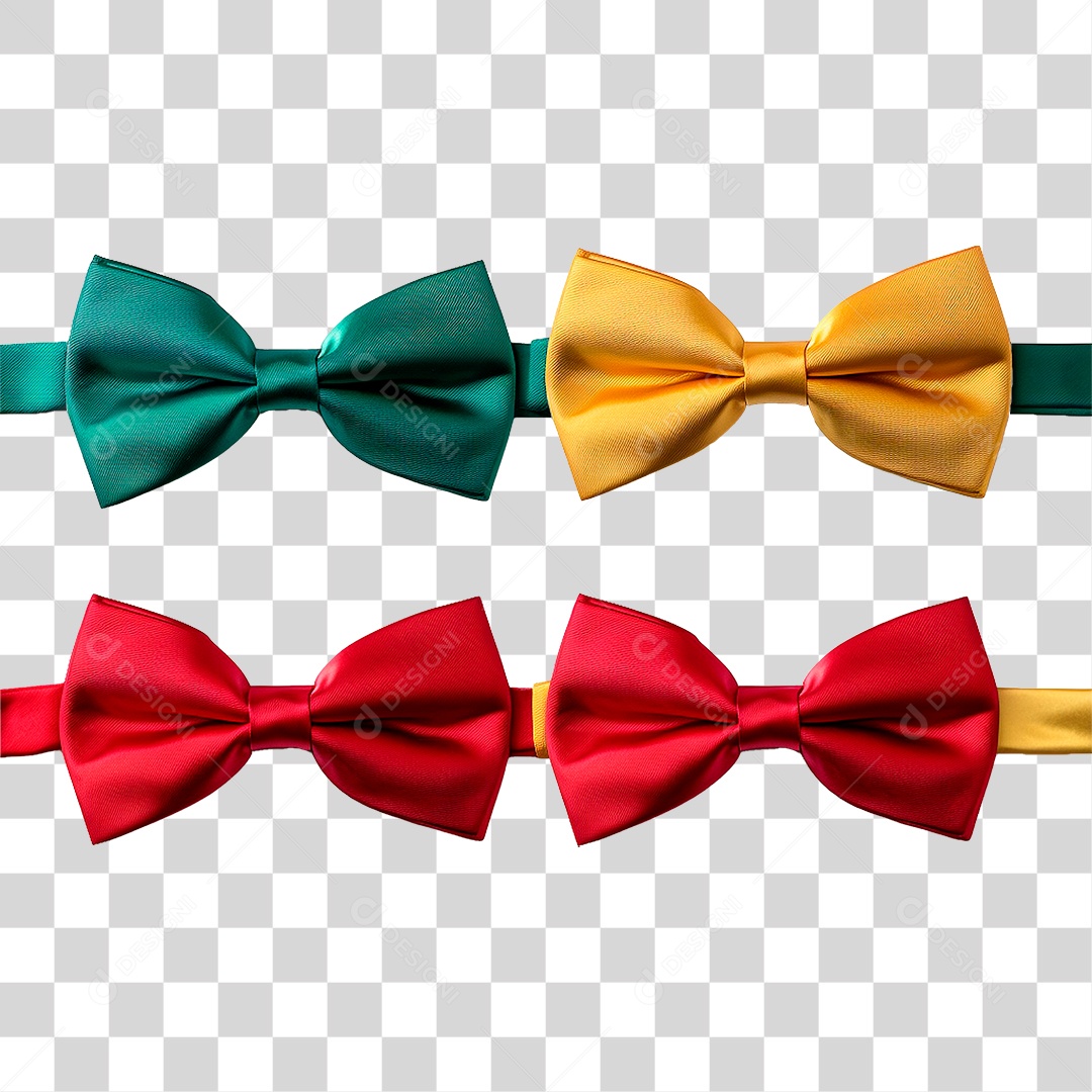 Laço Colorido PNG Transparente