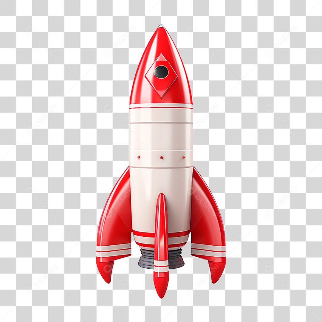 Foguete Espacial PNG Transparente