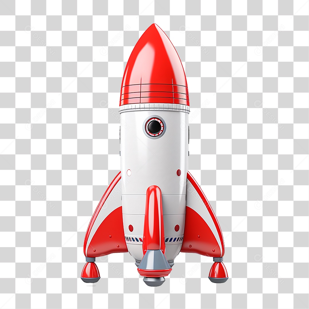 Foguete Espacial PNG Transparente