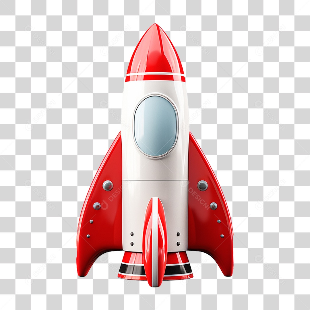 Foguete Espacial PNG Transparente