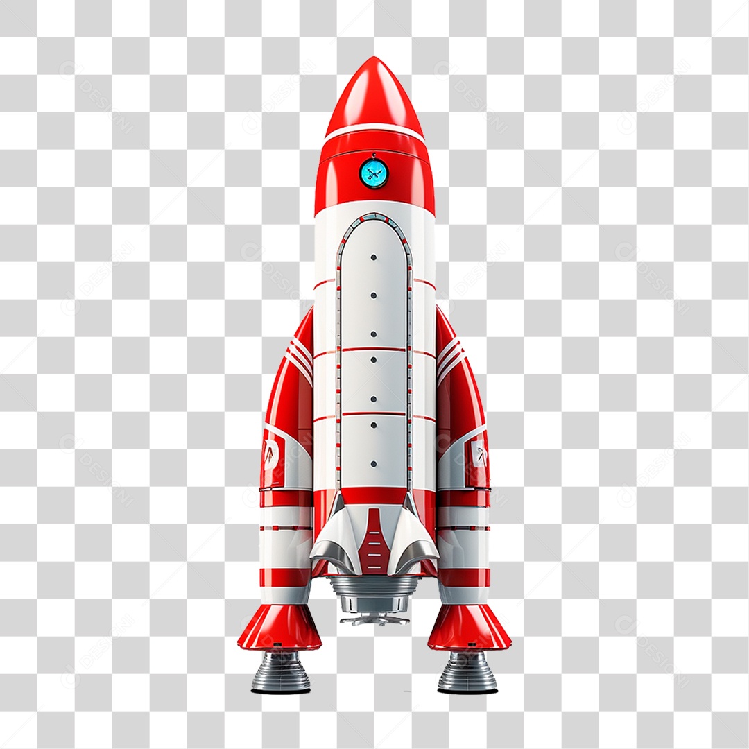 Foguete Espacial PNG Transparente