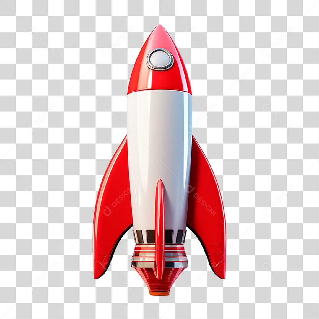 Foguete Espacial PNG Transparente
