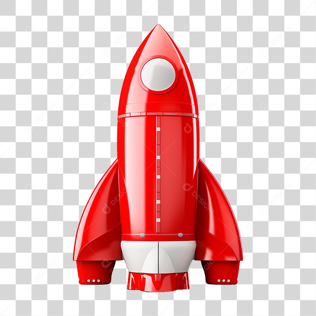 Foguete Espacial PNG Transparente