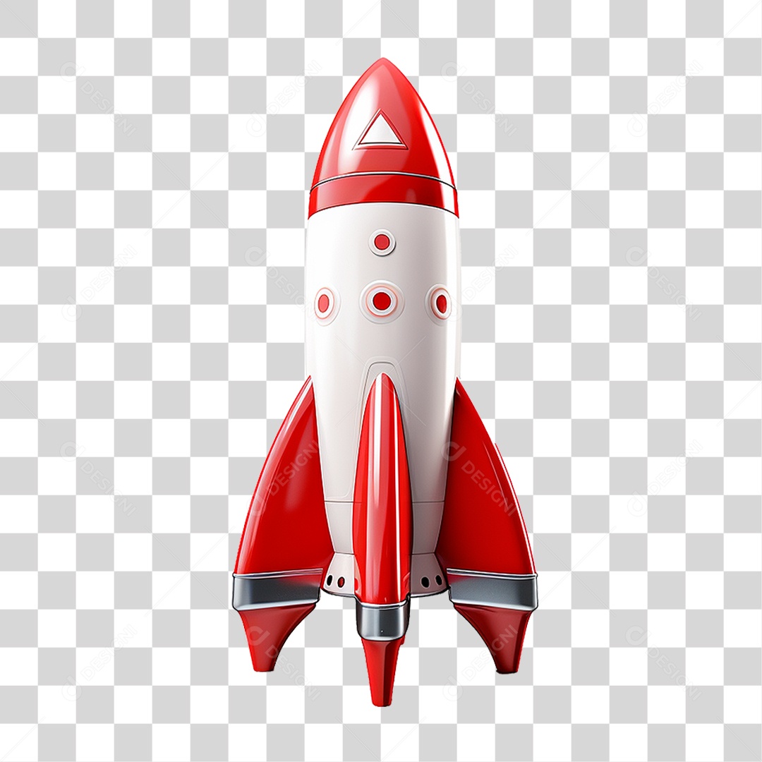 Foguete Espacial PNG Transparente