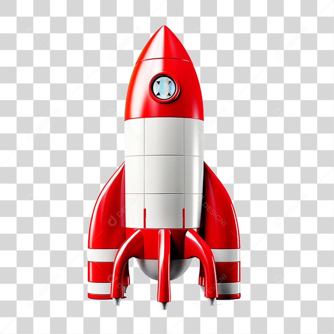 Foguete Espacial PNG Transparente