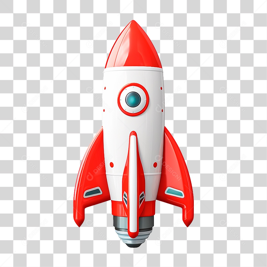Foguete Espacial PNG Transparente