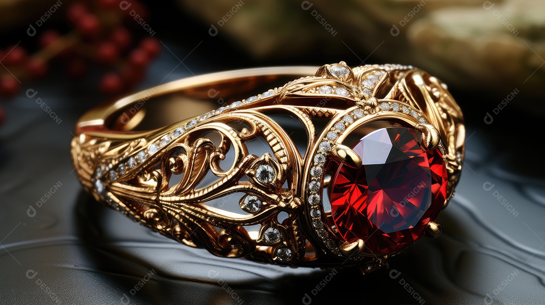 Joias lindos e modernos