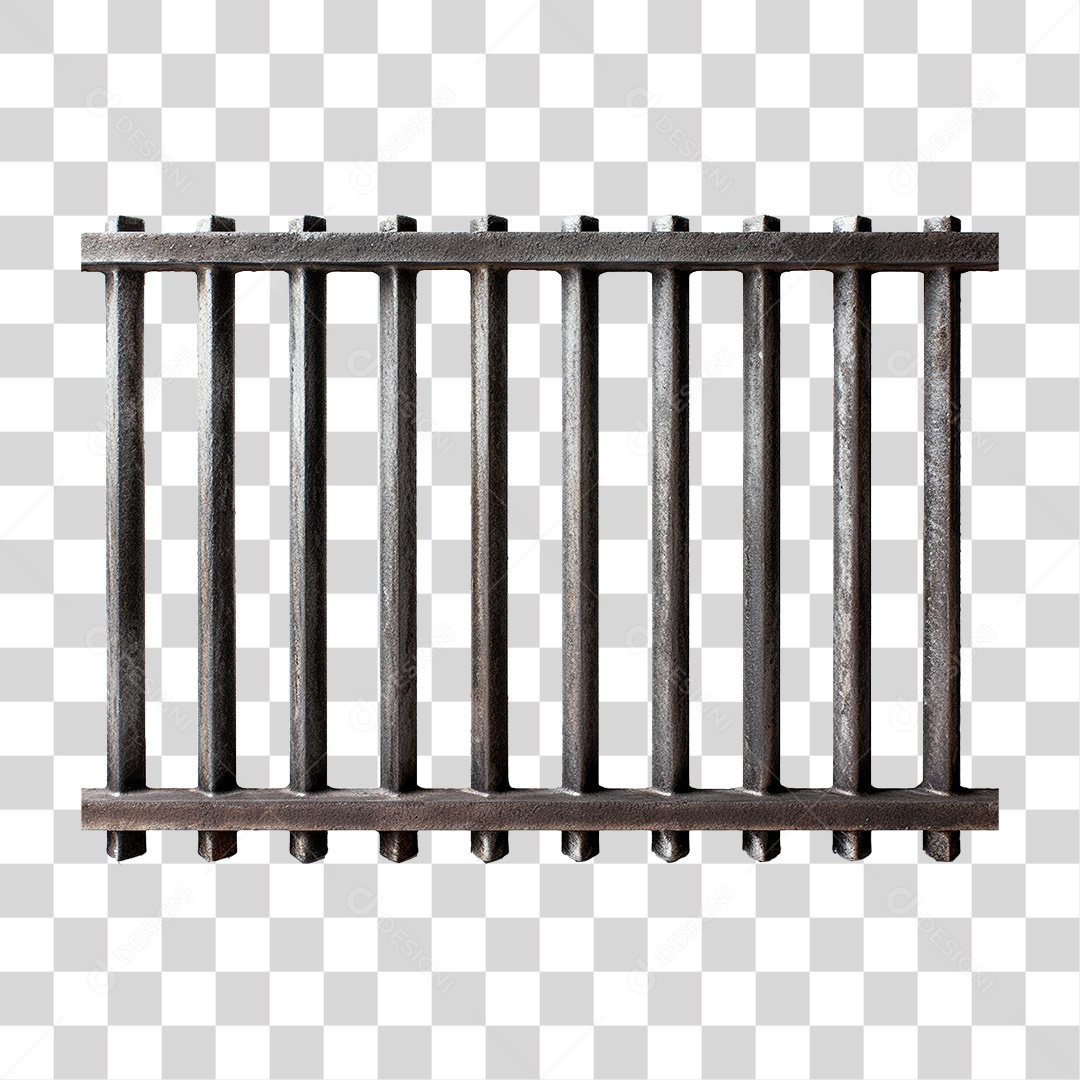 Barras de Ferro Metal PNG Transparente