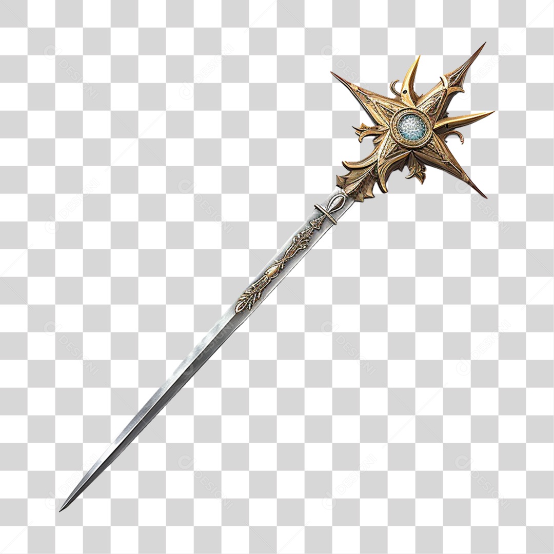 Arma Estrela da Manhã PNG Transparente