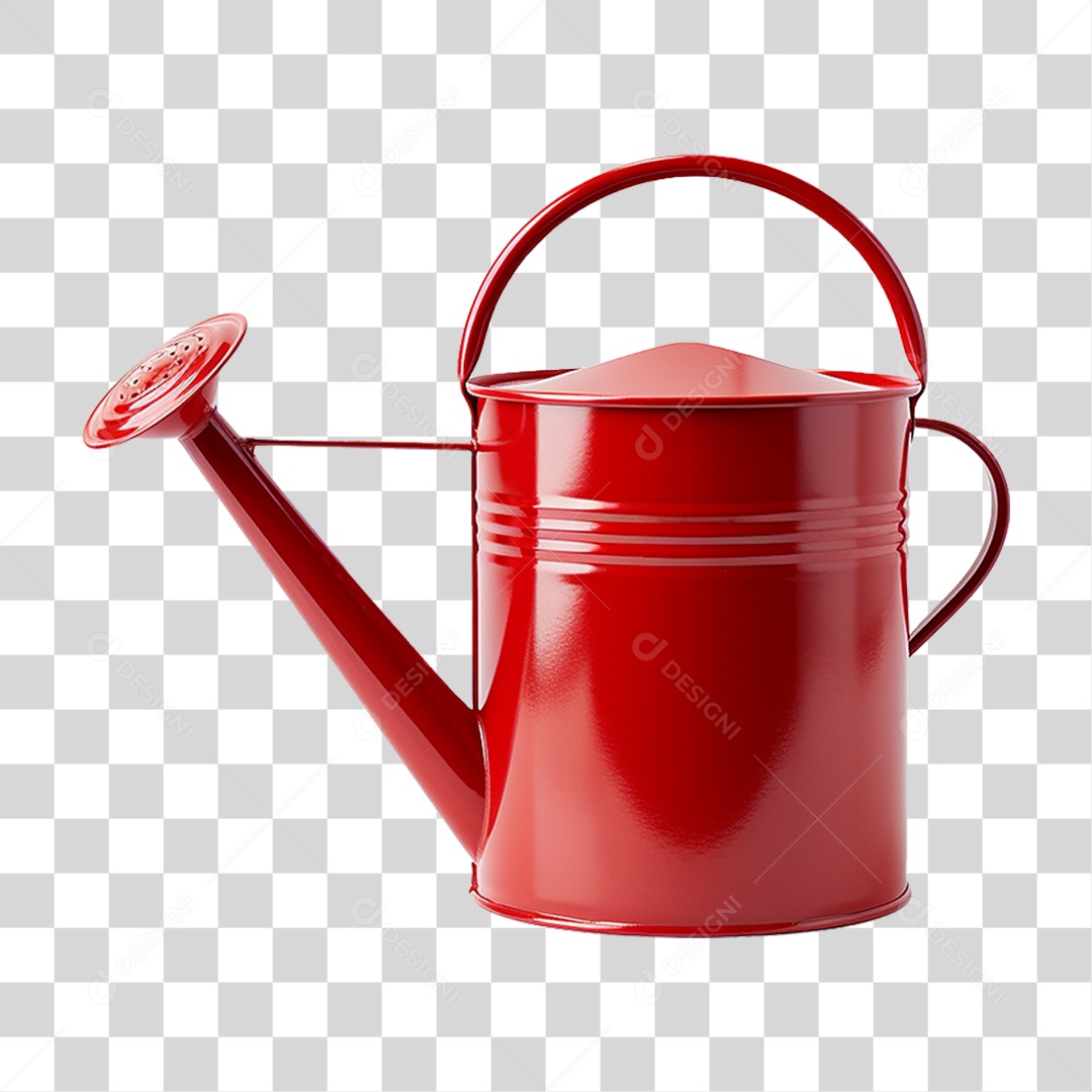 Regador de Metal PNG Transparente