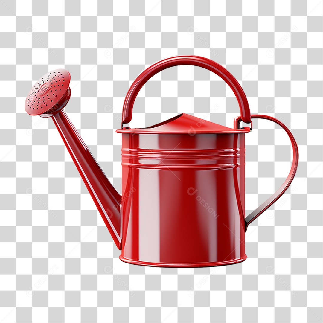 Regador de Metal PNG Transparente