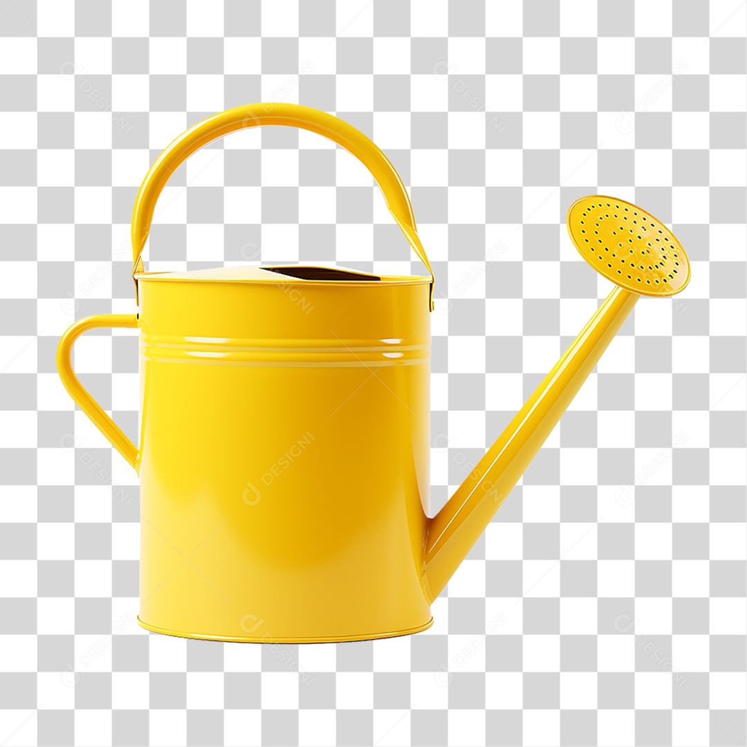 Regador de Metal PNG Transparente