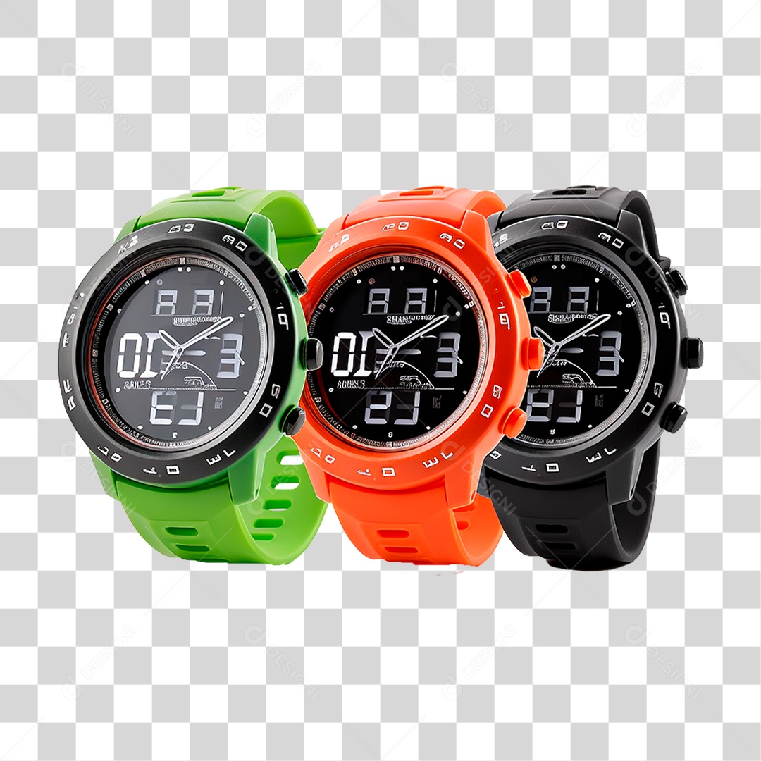 Relógio Esportivo PNG Transparente