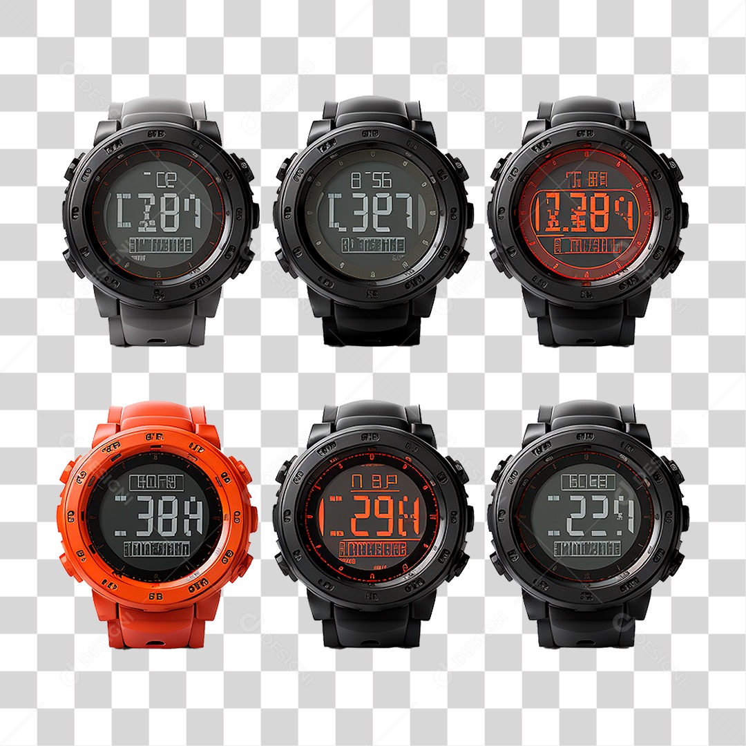 Relógio Esportivo PNG Transparente