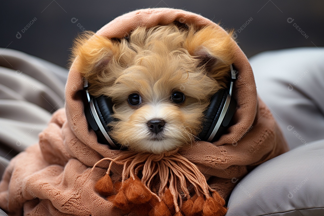 mashal_64494_Toy_tUrsinho de pelúcia com cachecol ouvindo músicaeddy_bear_with_a_red_scarf_listening_to_music_eb05091f-e878-42c0-9fe1-4697c5afb927