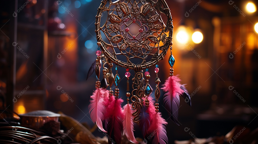 Máscara de carnaval veneziana em close-up uma linda decoração