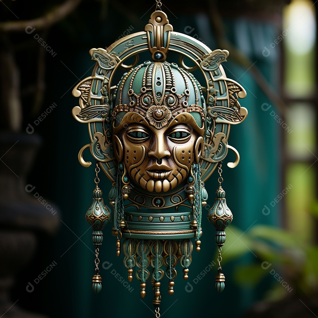 Linda máscara de carnaval