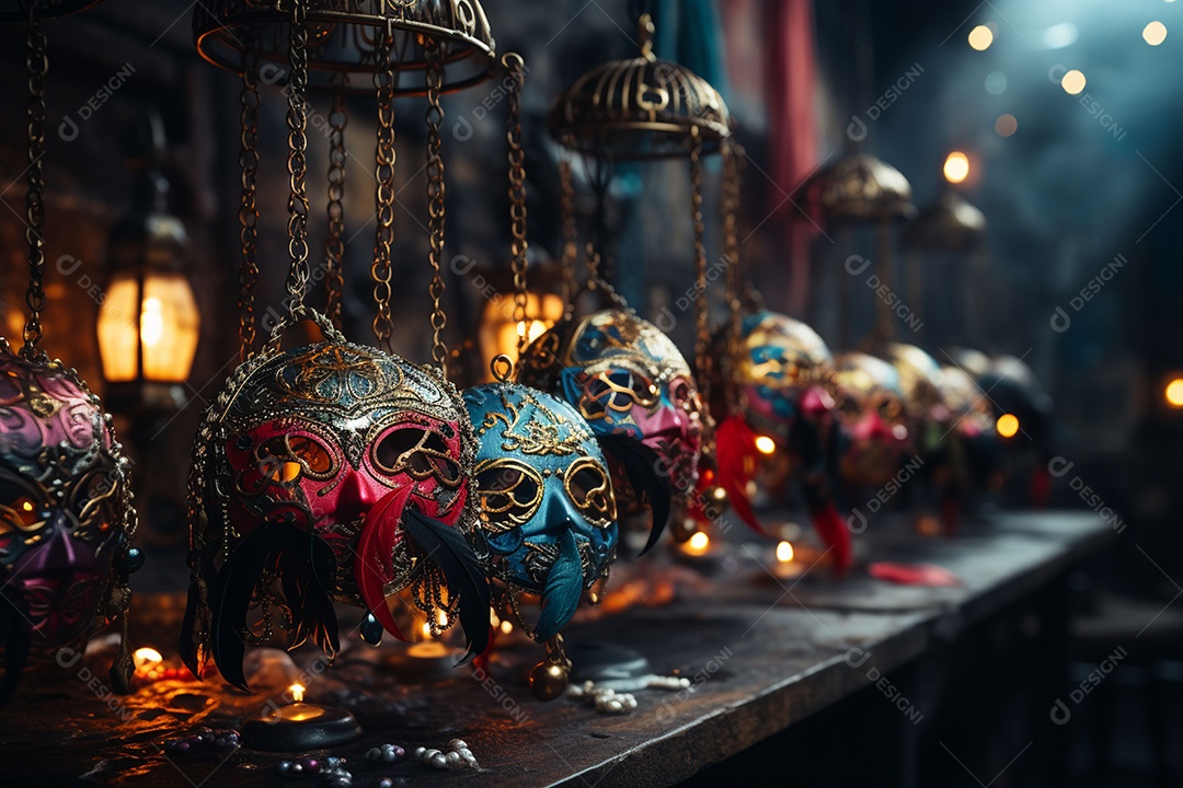 Máscaras de carnaval veneziano