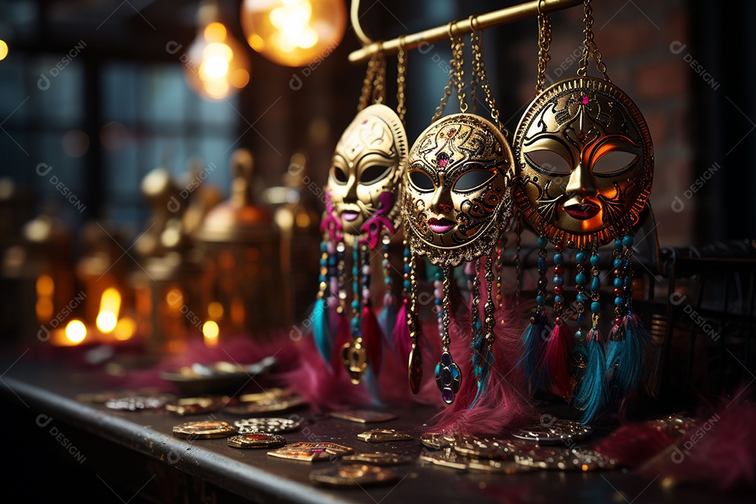 Máscaras de carnaval veneziano