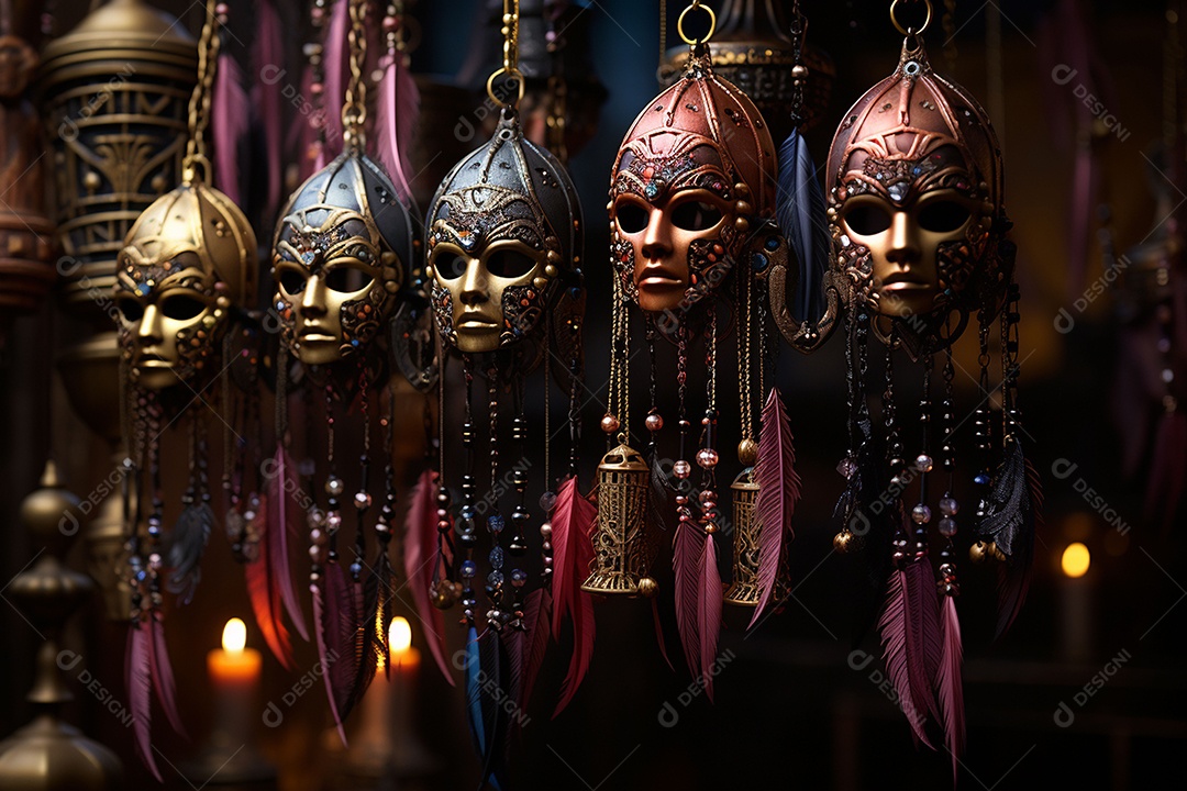 Máscaras de carnaval veneziano