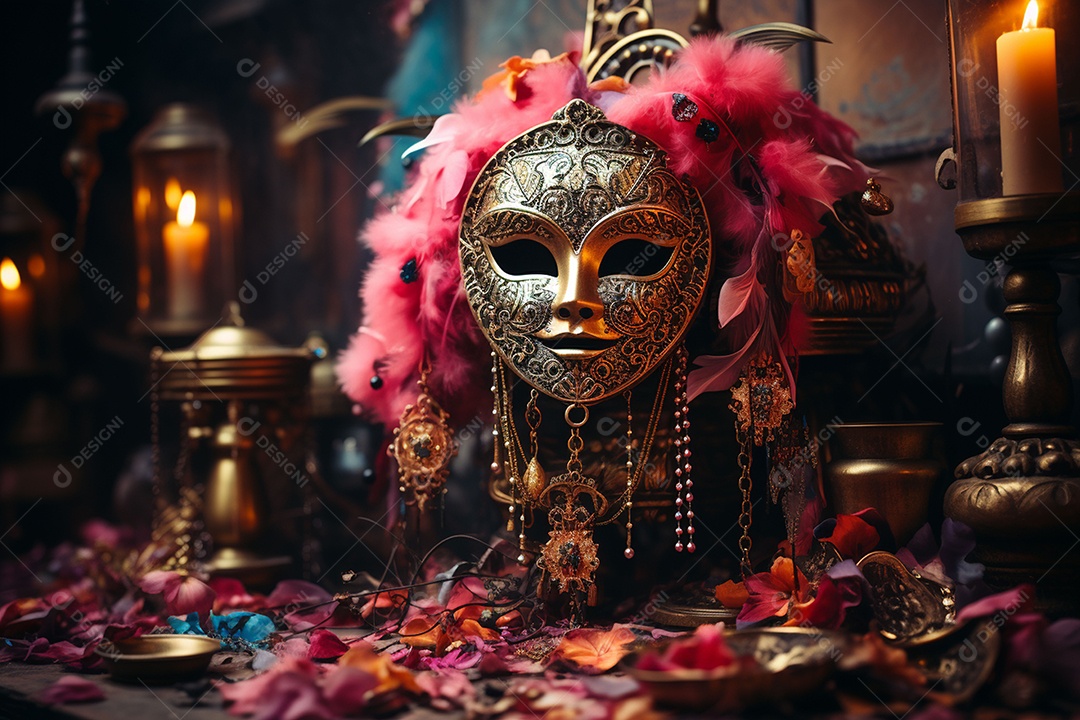 Máscaras de carnaval veneziano