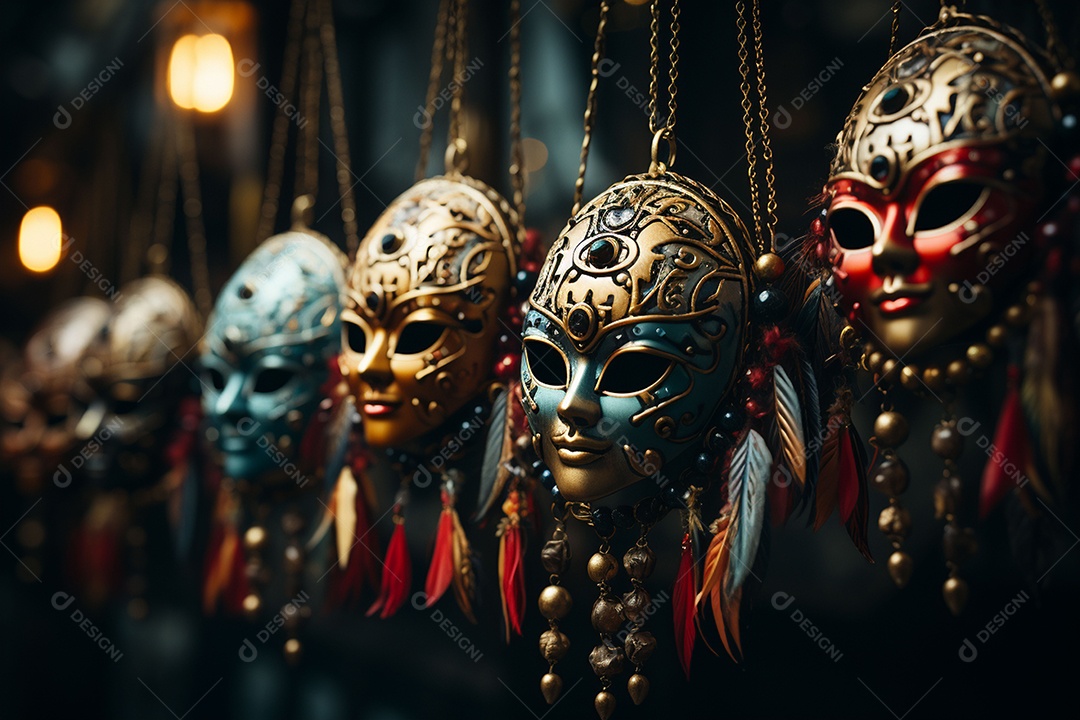 Máscaras de carnaval veneziano