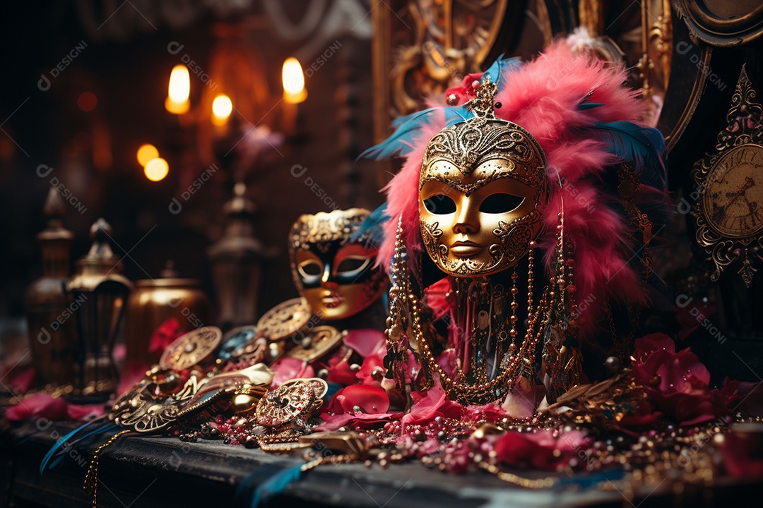 Máscaras de carnaval veneziano