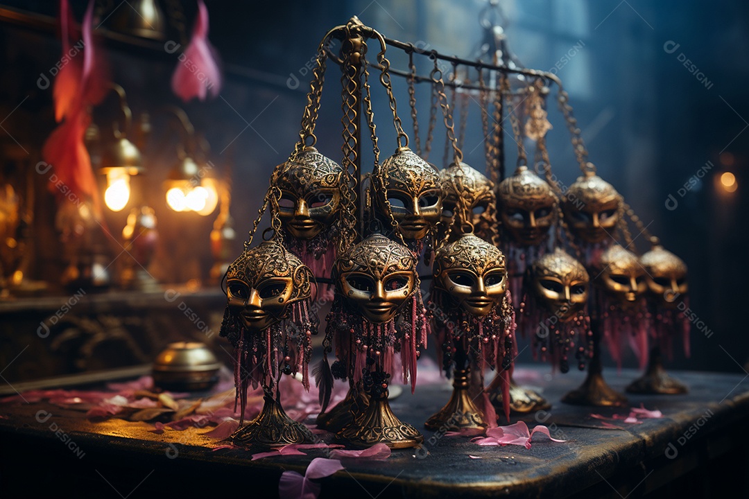 Máscaras de carnaval veneziano