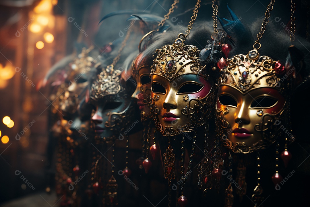 Máscaras de carnaval veneziano