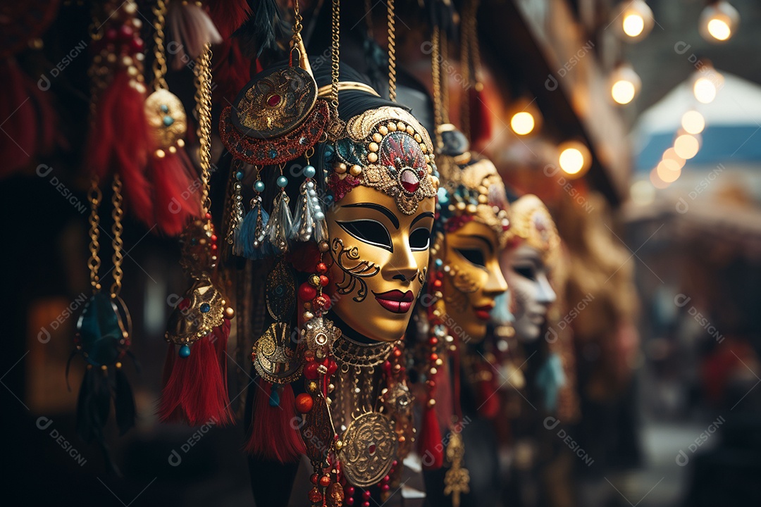 Máscaras de carnaval veneziano