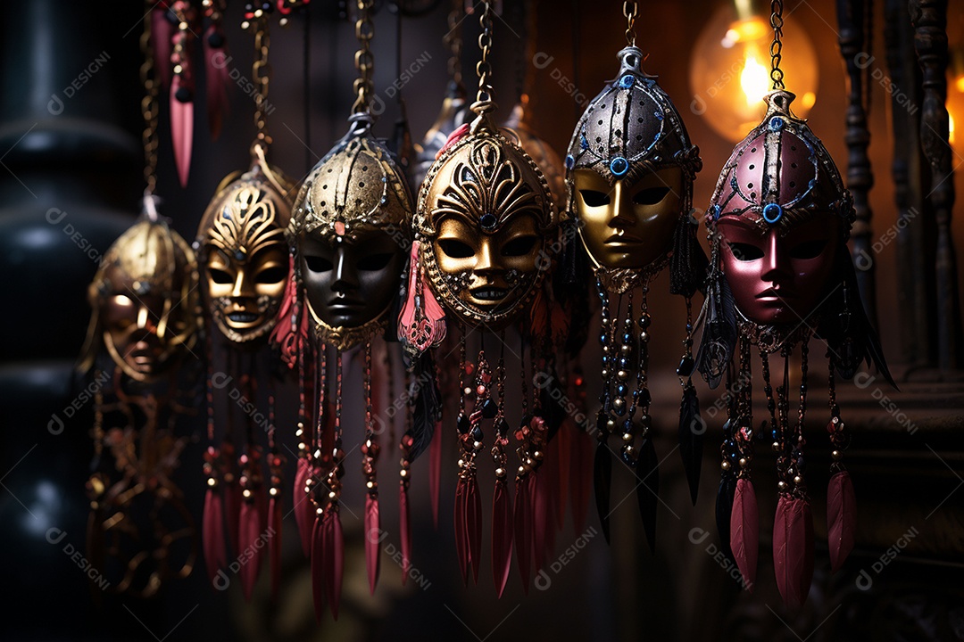 Máscaras de carnaval veneziano