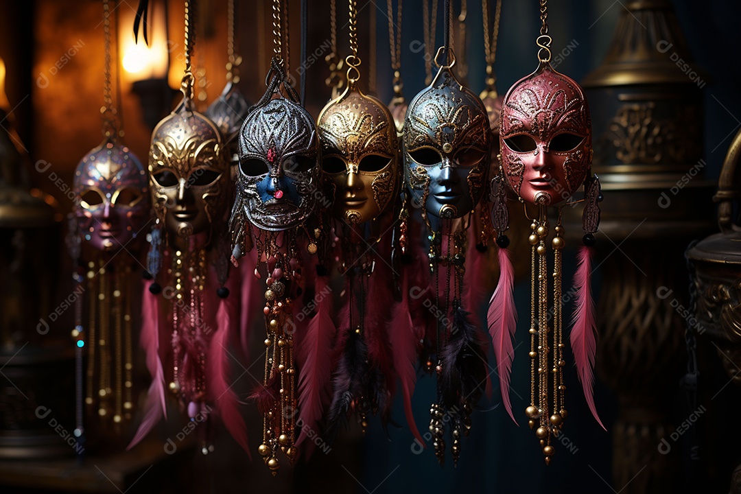 Máscaras de carnaval veneziano