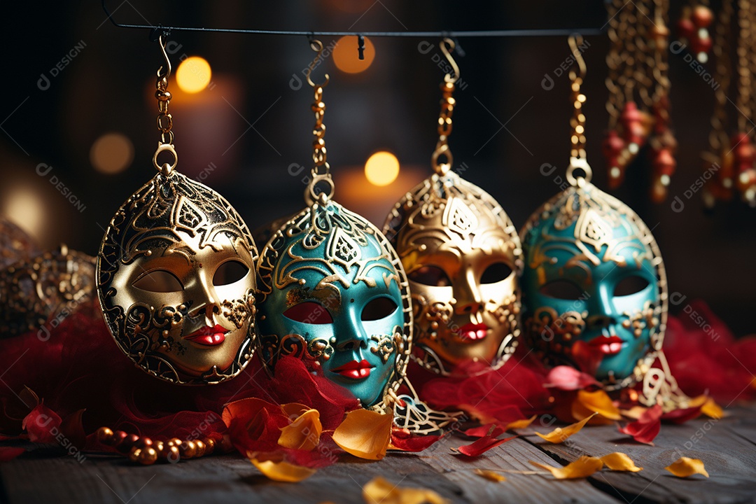 Máscaras de carnaval veneziano