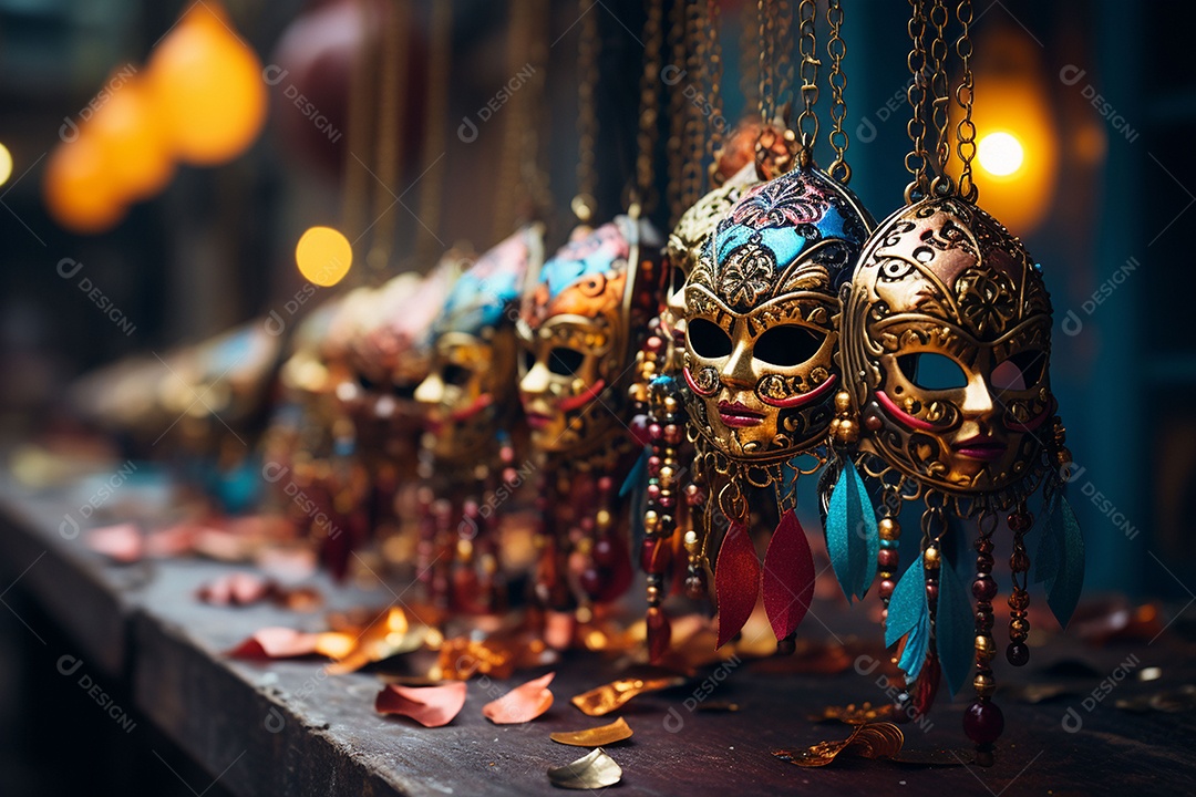Máscaras de carnaval veneziano