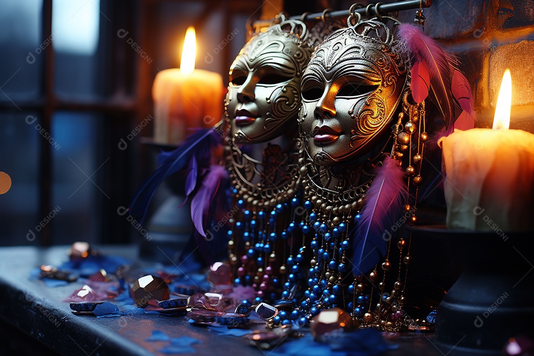 Máscaras de carnaval veneziano