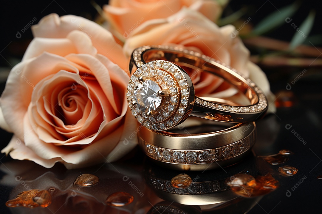 Acessórios para casamento alianças para convite