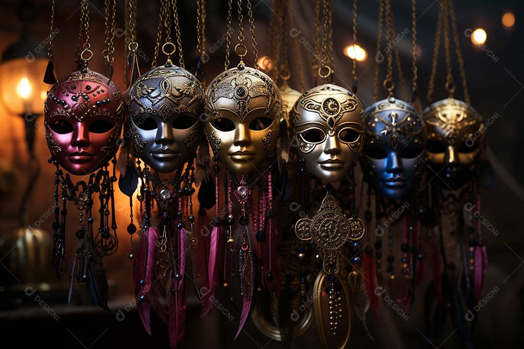 Máscaras de carnaval veneziano