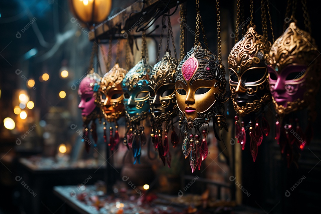 Máscaras de carnaval veneziano