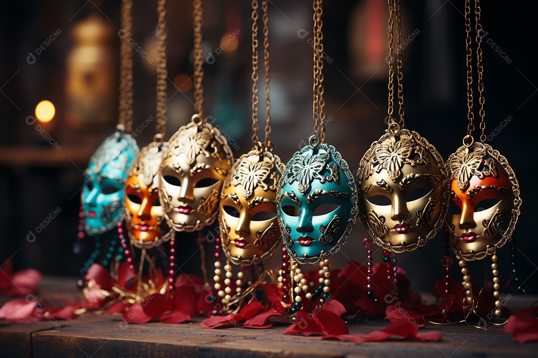 Máscaras de carnaval veneziano