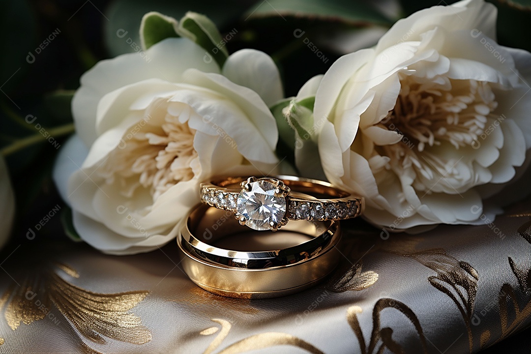 Acessórios para casamento alianças para convite