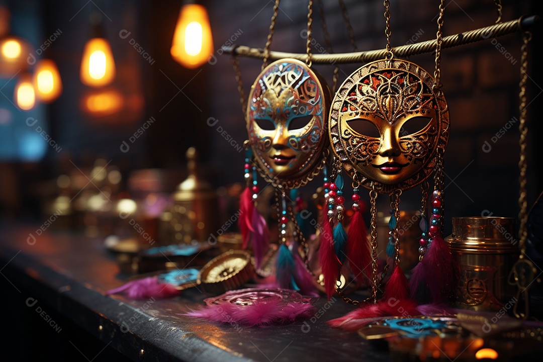 Máscaras de carnaval veneziano