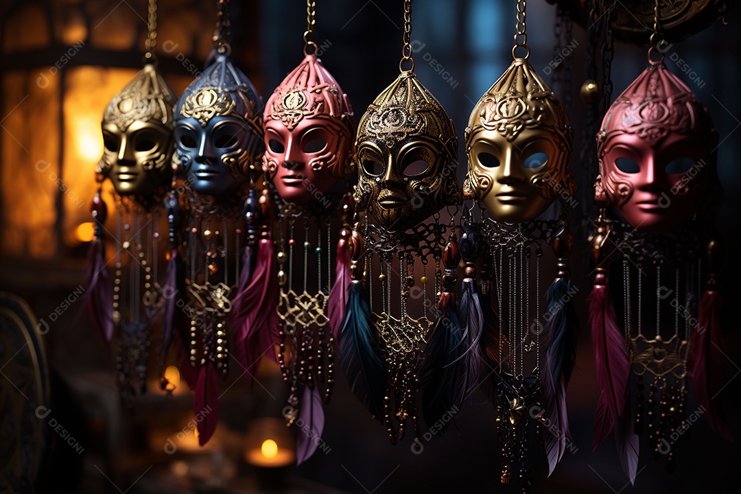 Máscaras de carnaval veneziano