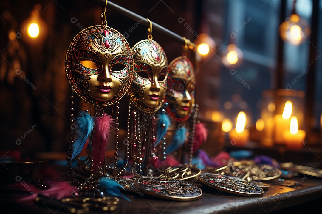 Máscaras de carnaval veneziano