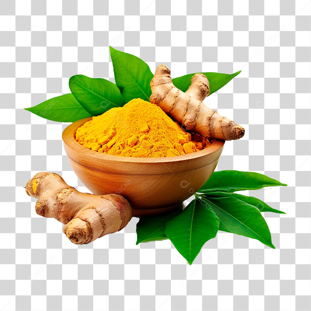 Tigela de Açafrão PNG Transparente