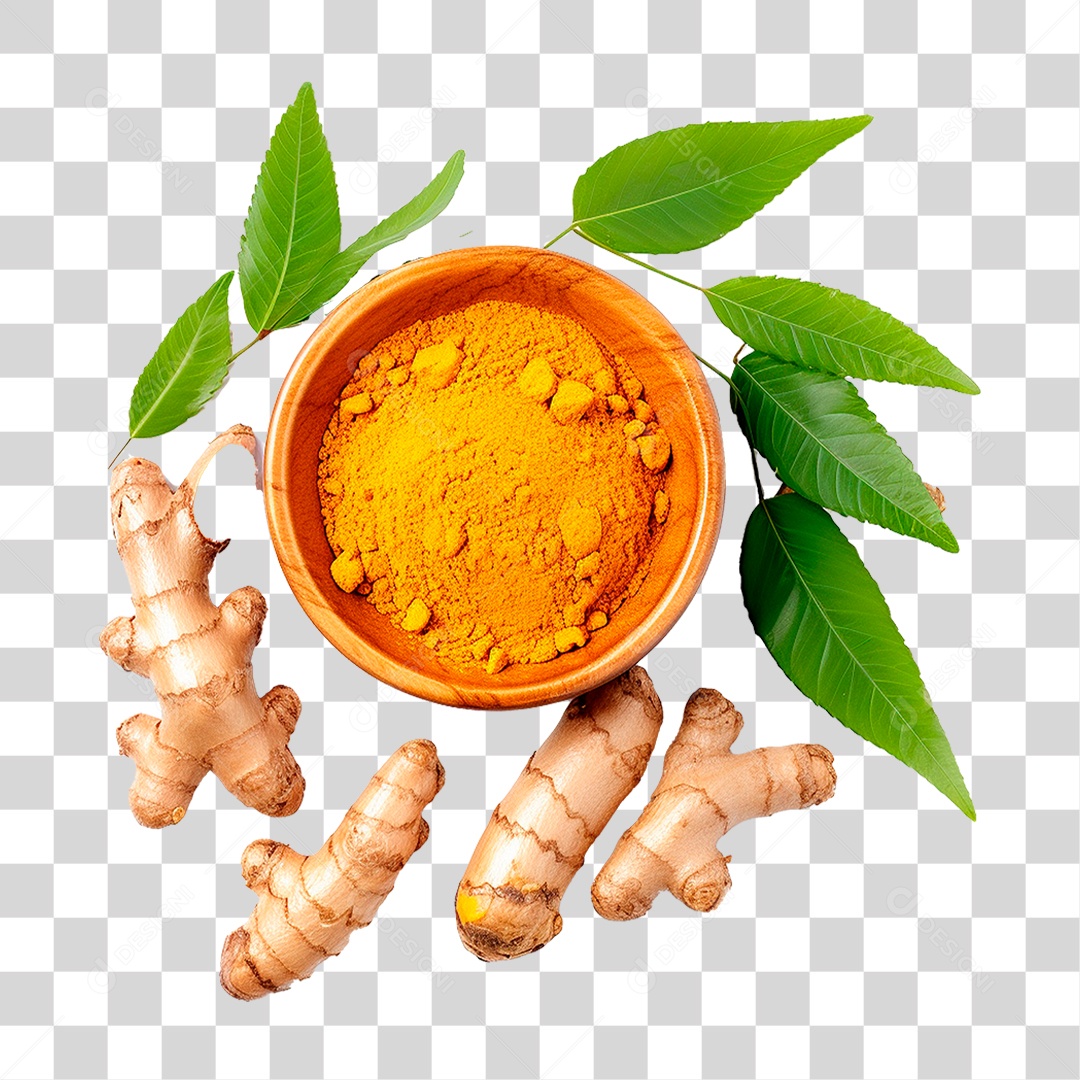 Tigela de Açafrão PNG Transparente