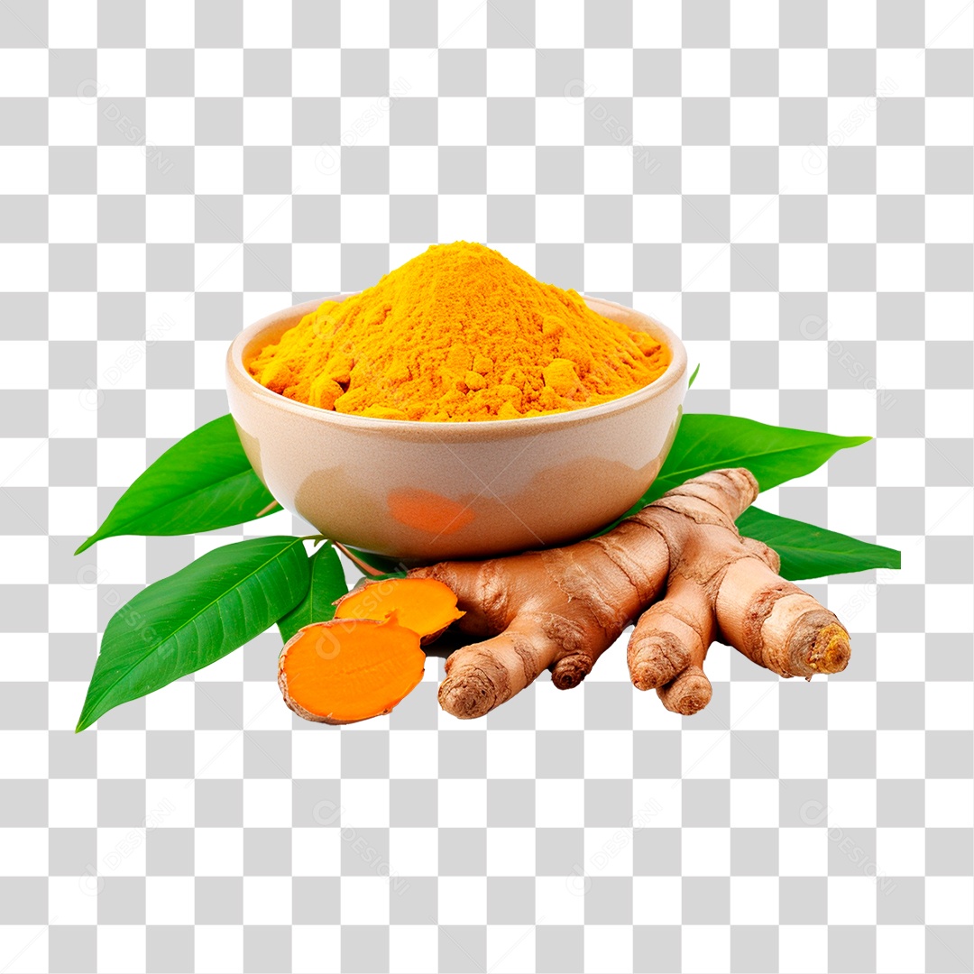 Tigela de Açafrão PNG Transparente